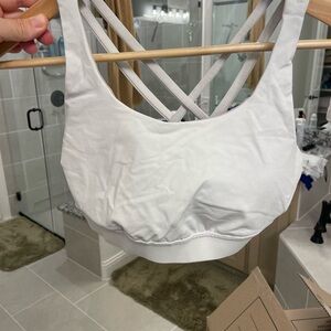 lululemon athletica energy bra White Sports Bra